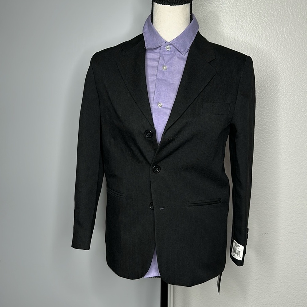 Dockers boys lite purple dress shirt and George suit coat.